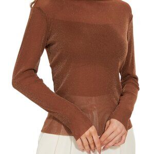 KICZOY Sm Long Sleeve mesh Shirt NWT